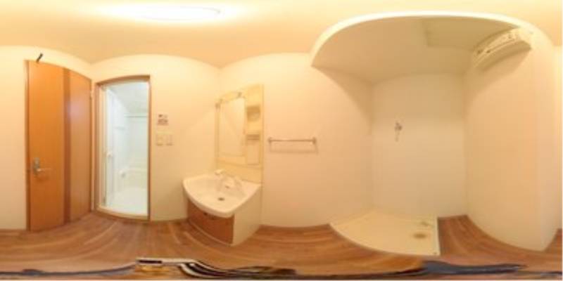 パノラマ画像洗面所