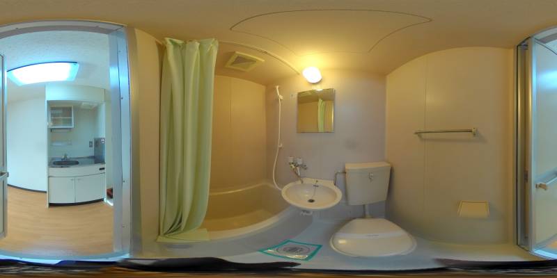 パノラマ画像バスルーム