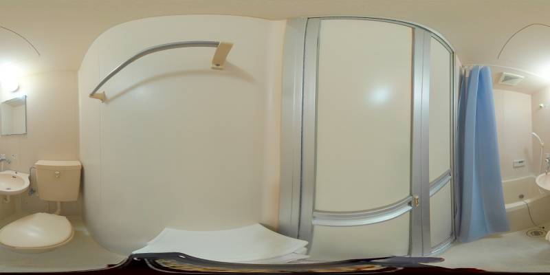 パノラマ画像バスルーム