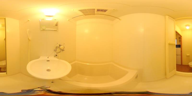 パノラマ画像バスルーム