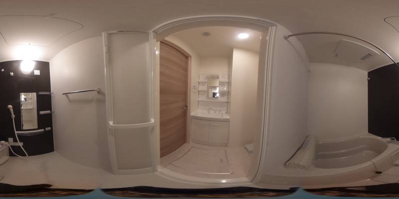 パノラマ画像バスルーム