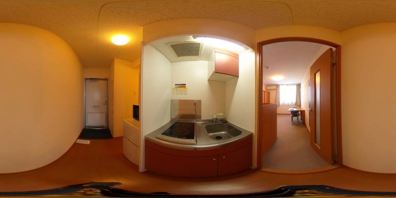 パノラマ画像キッチン