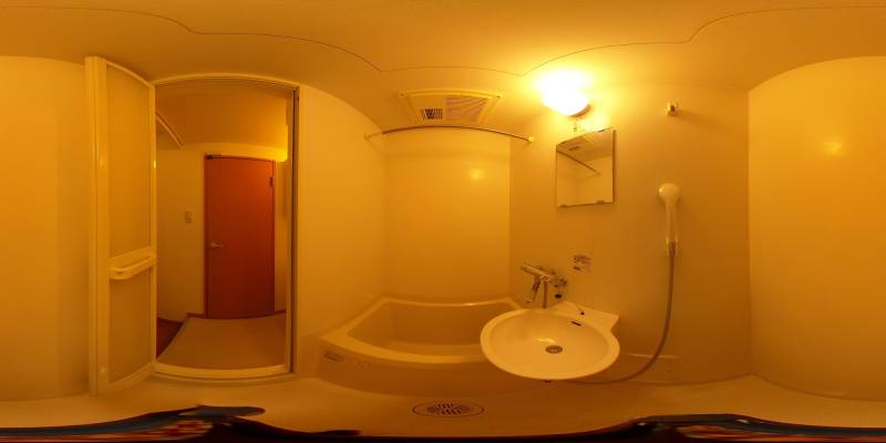 パノラマ画像バスルーム