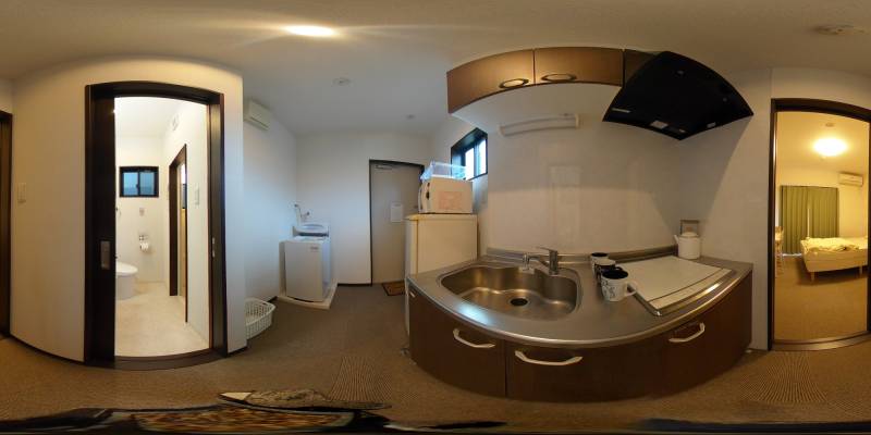 パノラマ画像キッチン