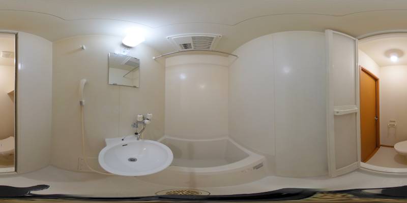 パノラマ画像バスルーム