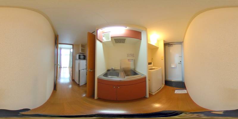 パノラマ画像キッチン