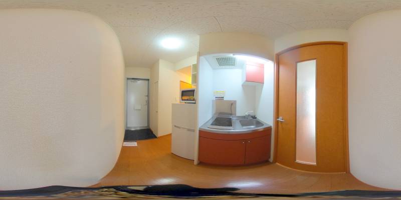 パノラマ画像キッチン