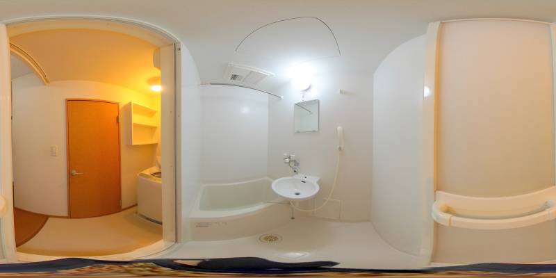 パノラマ画像バスルーム