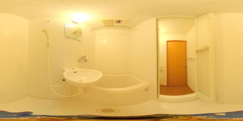 パノラマ画像バスルーム