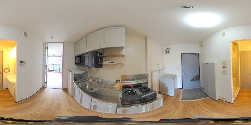 パノラマ画像キッチン