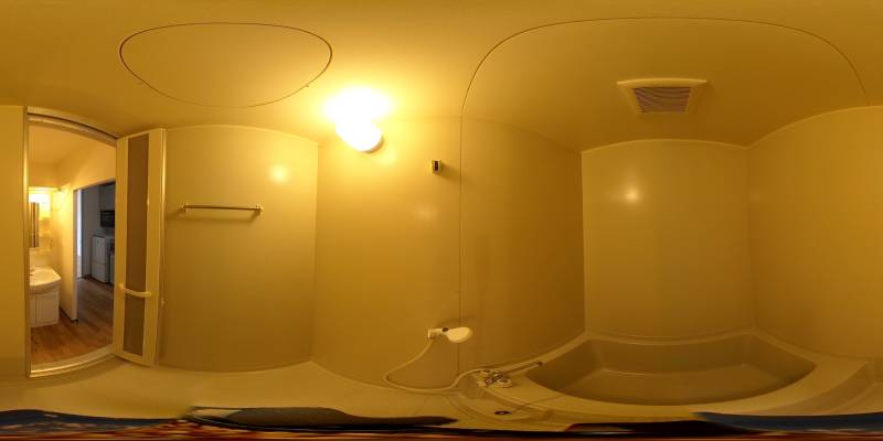 パノラマ画像バスルーム