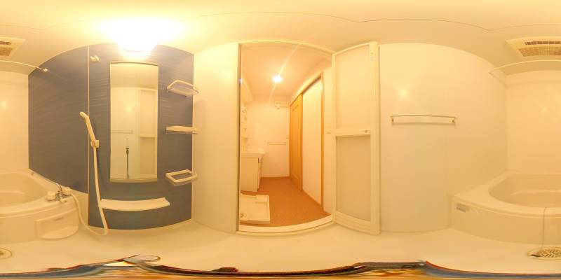 パノラマ画像バスルーム