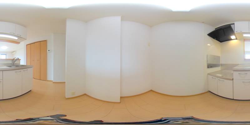 パノラマ画像キッチン