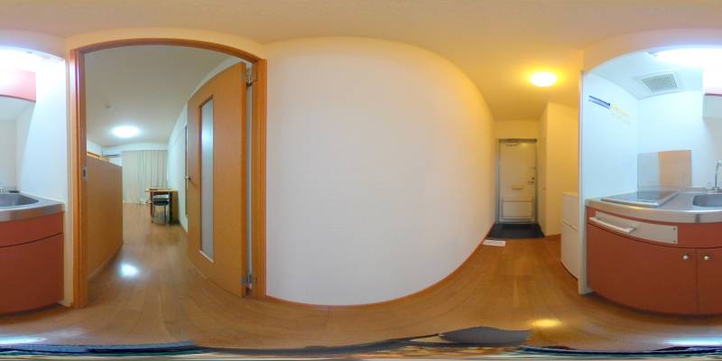 パノラマ画像キッチン