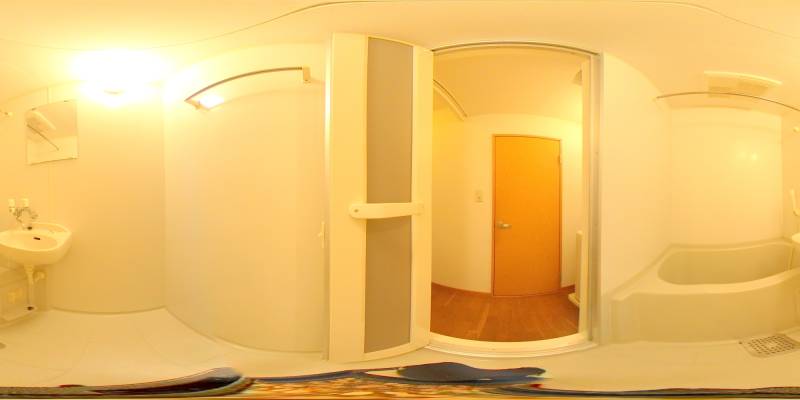 パノラマ画像バスルーム