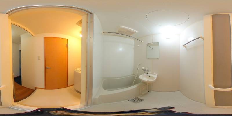 パノラマ画像バスルーム