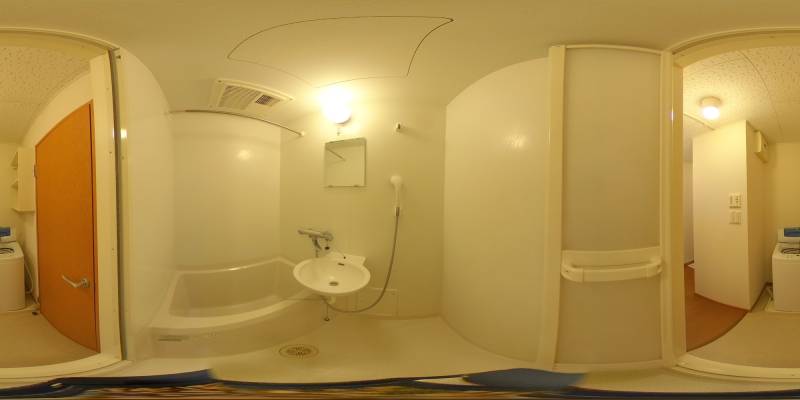 パノラマ画像バスルーム