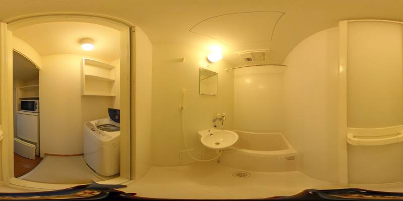 パノラマ画像バスルーム