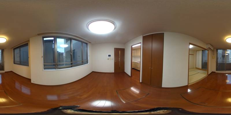 パノラマ画像リビング