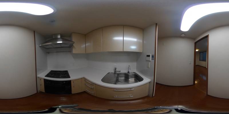 パノラマ画像キッチン