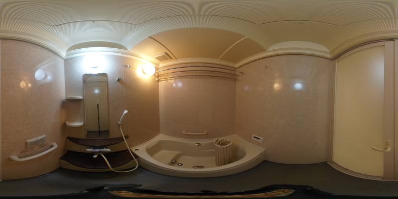 パノラマ画像バスルーム