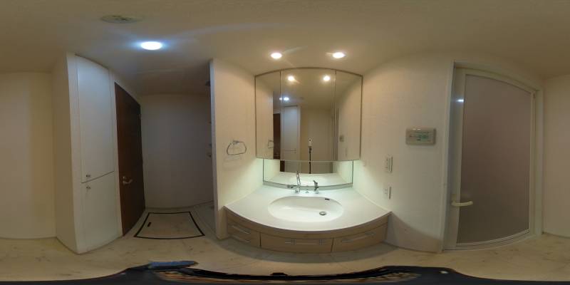 パノラマ画像洗面所