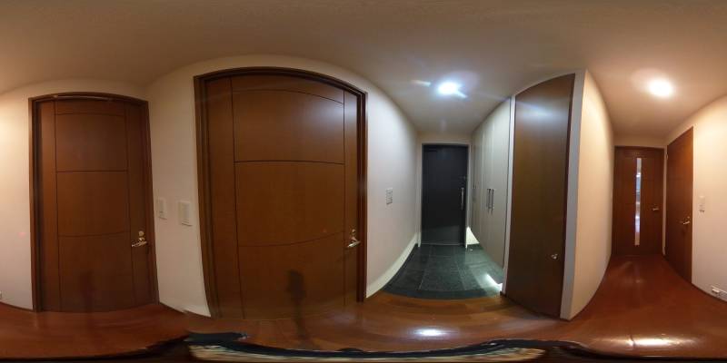 パノラマ画像玄関