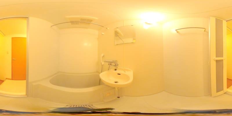 パノラマ画像バスルーム