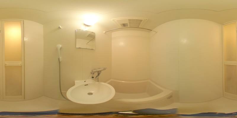 パノラマ画像バスルーム