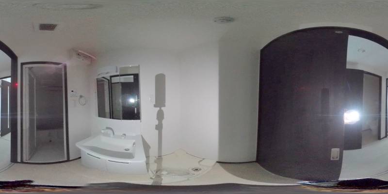 パノラマ画像洗面所