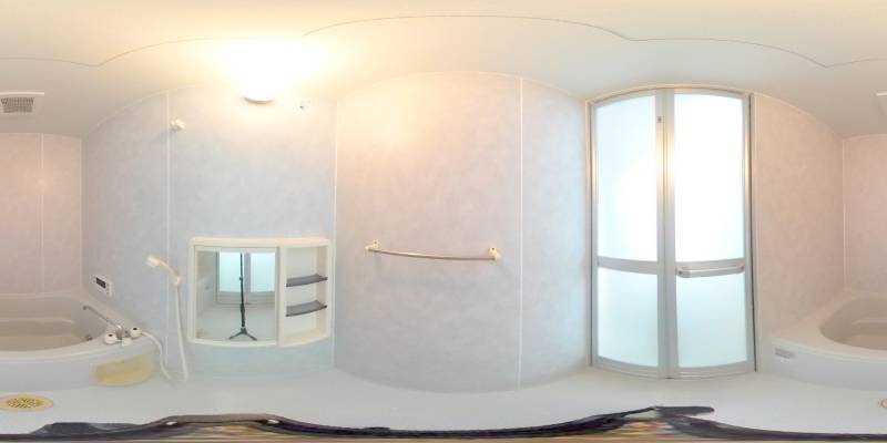 パノラマ画像バスルーム