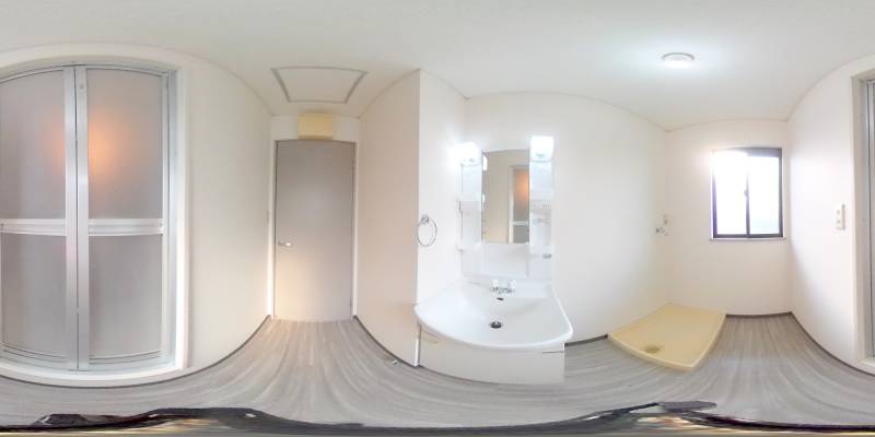 パノラマ画像洗面所