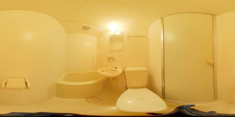 パノラマ画像バスルーム