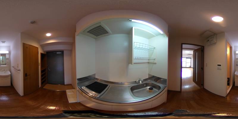 パノラマ画像キッチン