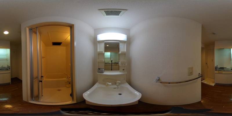 パノラマ画像洗面所