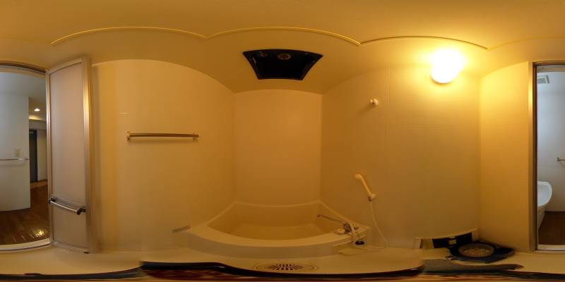 パノラマ画像バスルーム