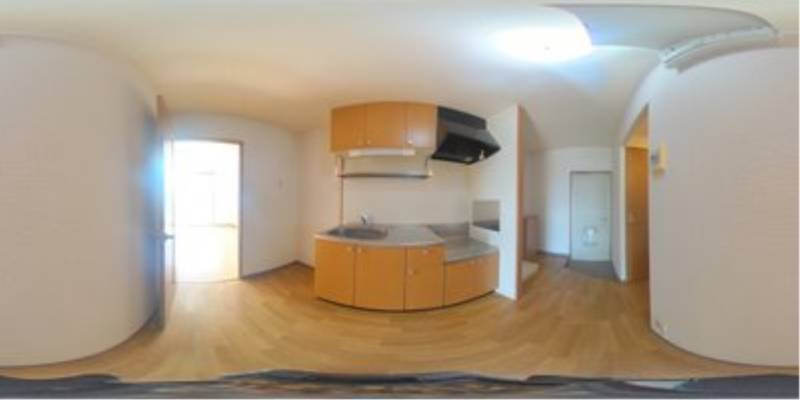 パノラマ画像キッチン