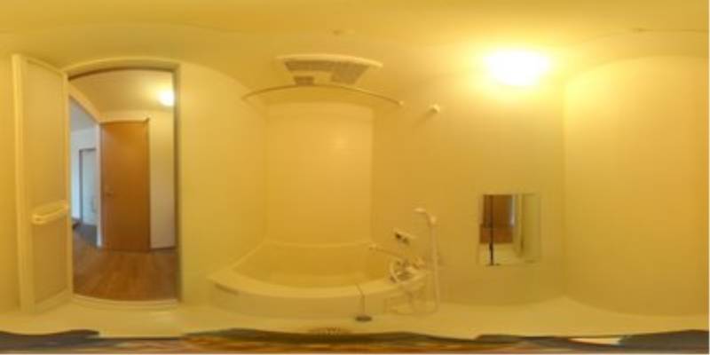 パノラマ画像バスルーム