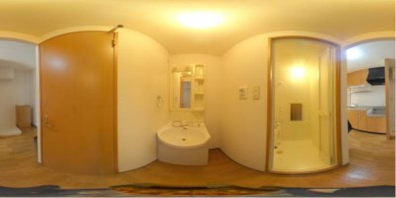 パノラマ画像洗面所