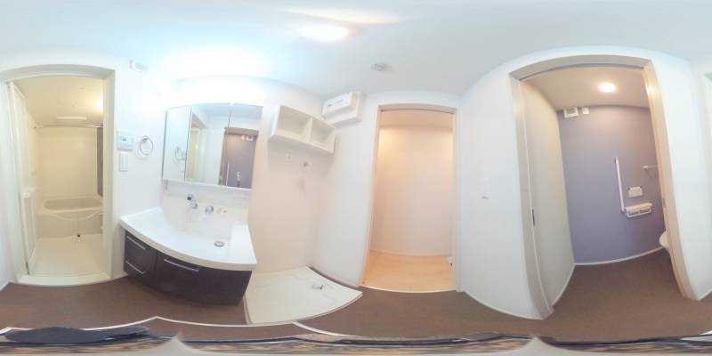 パノラマ画像洗面所