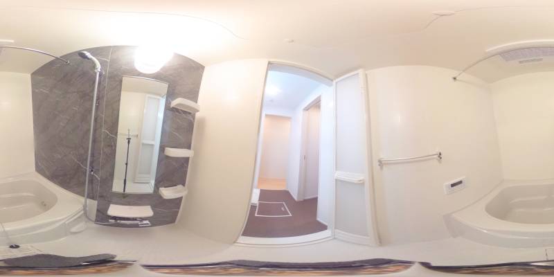 パノラマ画像バスルーム