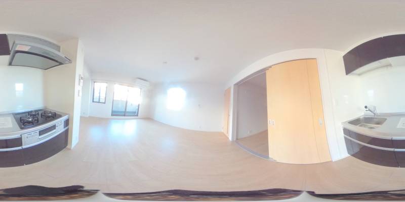 パノラマ画像キッチン