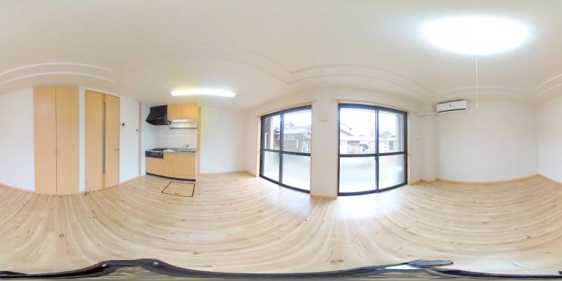 パノラマ画像リビング