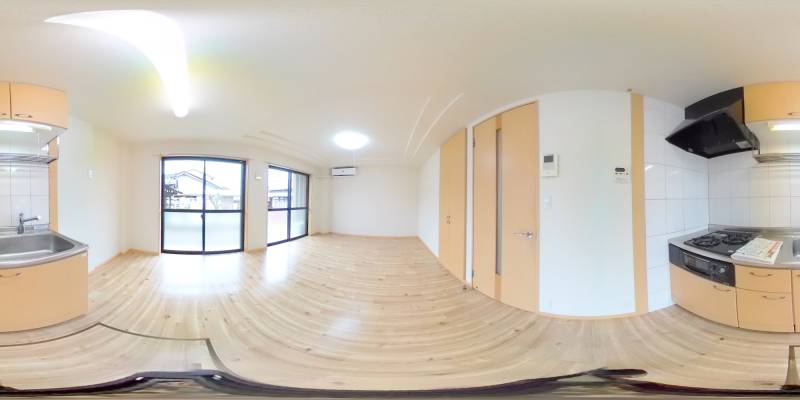 パノラマ画像キッチン