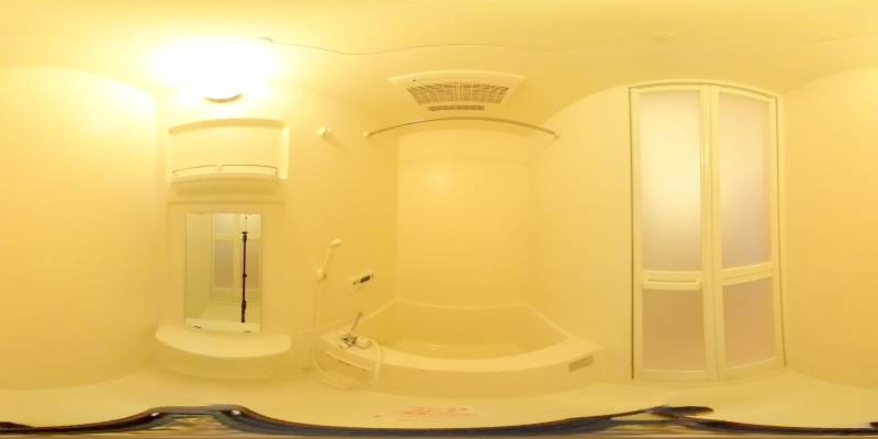 パノラマ画像バスルーム