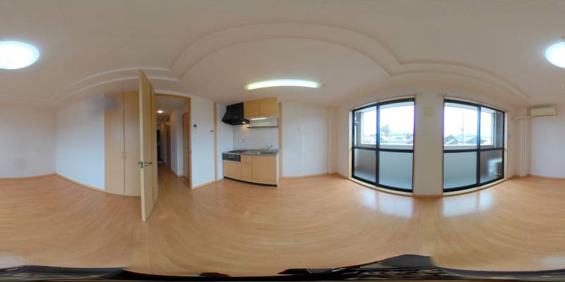 パノラマ画像リビング