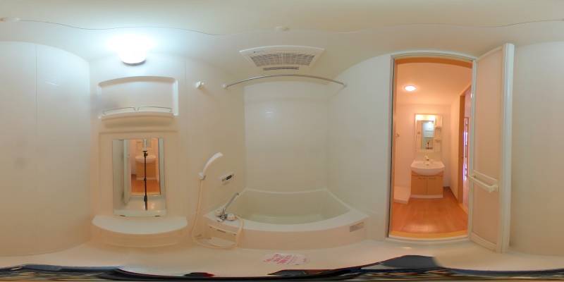 パノラマ画像バスルーム