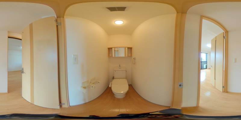 パノラマ画像トイレ