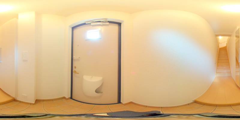 パノラマ画像玄関