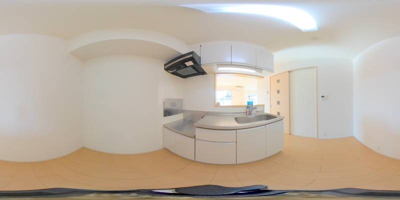 パノラマ画像キッチン